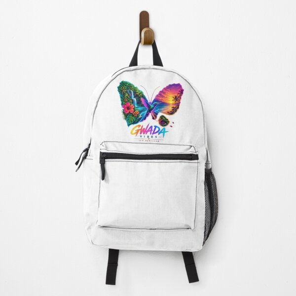 Item preview, Gwada Vibes – Neon Butterfly Island | Modern Tropical Guadeloupe Design designed and sold by 97-caboutique.