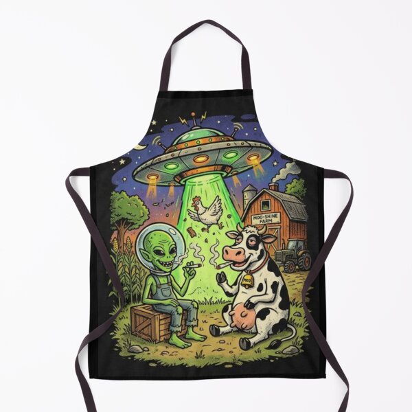 Item preview, Smoking Alien UFO designed and sold by ALL ART .