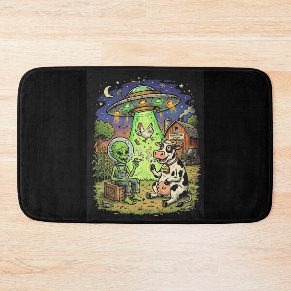 Item preview, Smoking Alien UFO designed and sold by ALL ART .