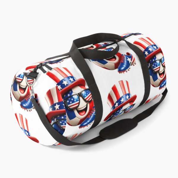 Item preview, Patriotic Soccer Ball Cartoon USA Sports Graphic designed and sold by ArtSpark Studio.