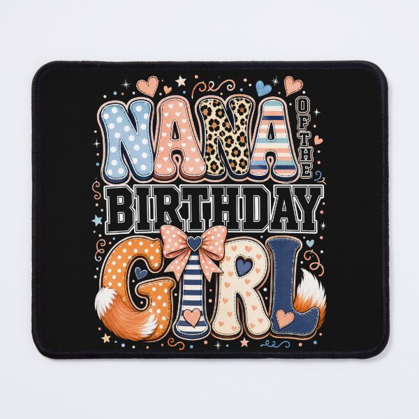 Item preview, Nana of The Birthday Girl T-Shirt, Grandma Birthday Party Gift, Proud Nana Celebration Graphic Tee designed and sold by pipolabco.