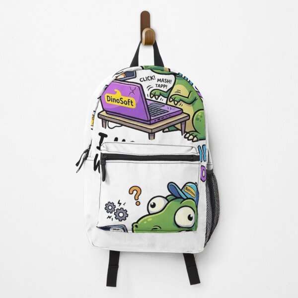 Item preview, Funny Dinosaur Programmer I Have No Idea What Im Doing designed and sold by JeevanStickers.