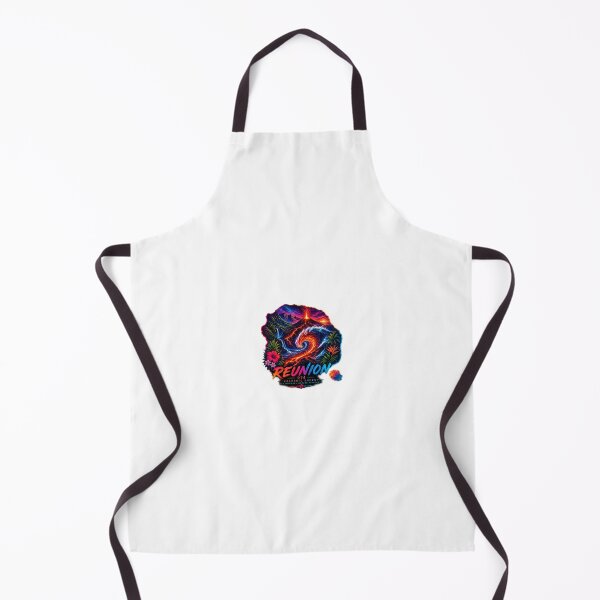 Item preview, Reunion Island 974 – Volcanic Energy | Neon Ocean & Lava Design designed and sold by 97-caboutique.