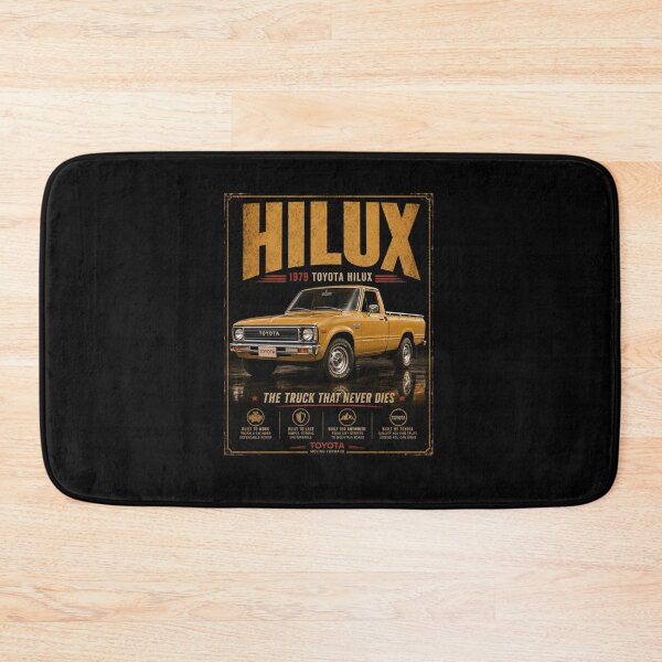 Item preview, 1979 Toyota Hilux Classic Indestructible Japanese Pickup Truck Vintage Art designed and sold by TheArtOfCar.