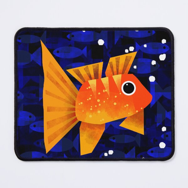 Item preview, Colourful Goldfish in Dark Waters designed and sold by Andrew Hitchen.