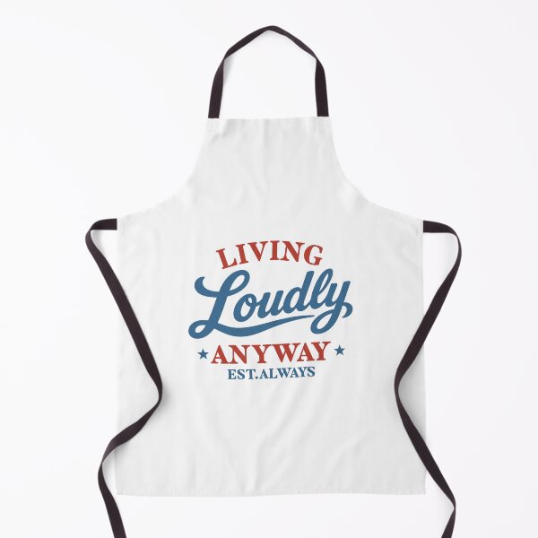 Item preview, Retro LGBTQ Pride Typography – Living Loudly Anyway designed and sold by station-one.