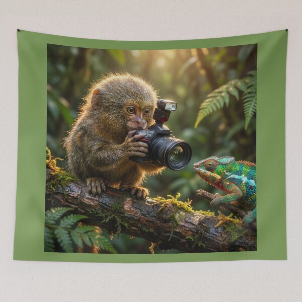 Item preview, Pygmy Marmoset Photographs a Chameleon designed and sold by Tridentulus.