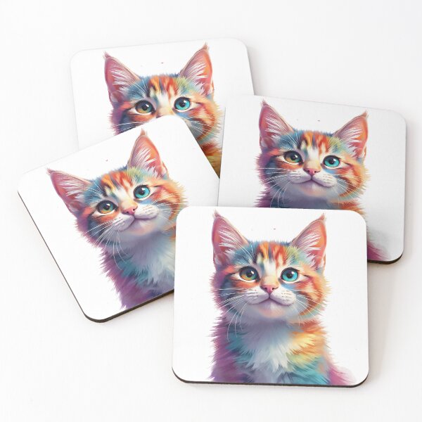 Item preview, cute rainbow cat designed and sold by Artchara..