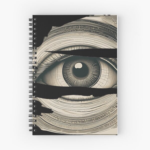 Item preview, Gothic All-Seeing Eye Patch, Dark Fantasy Mystical Eye Engraving designed and sold by DarkOriginArts.