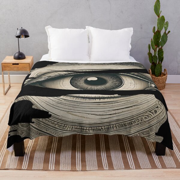 Item preview, Gothic All-Seeing Eye Patch, Dark Fantasy Mystical Eye Engraving designed and sold by DarkOriginArts.