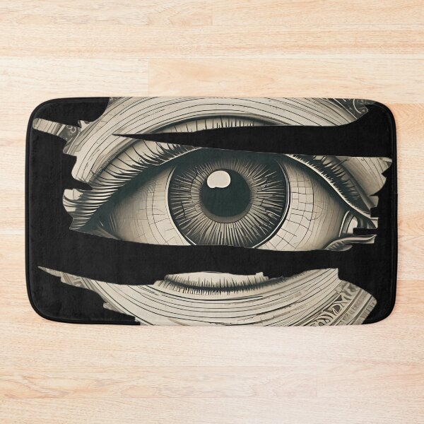 Item preview, Gothic All-Seeing Eye Patch, Dark Fantasy Mystical Eye Engraving designed and sold by DarkOriginArts.
