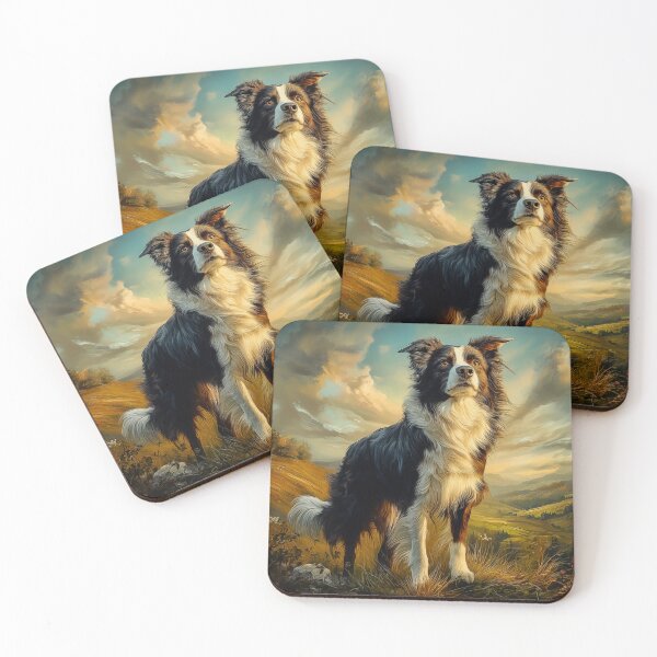 Item preview, Border Collie in a Landscape designed and sold by PetsArt.