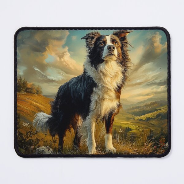 Item preview, Border Collie in a Landscape designed and sold by PetsArt.