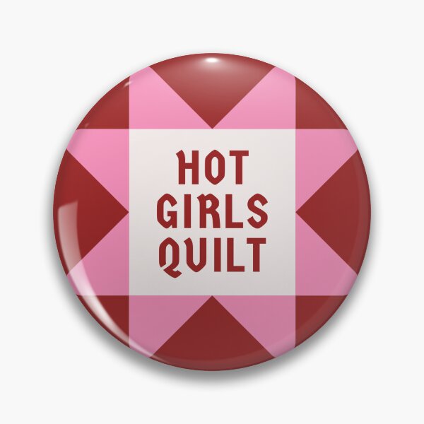 Item preview, hot girls quilt | pink, red, aesthetic, vintage, sawtooth star designed and sold by lex huff art.