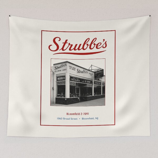 Item preview, Vintage Strubbe's Bloomfield NJ Graphic designed and sold by Tonyv773.