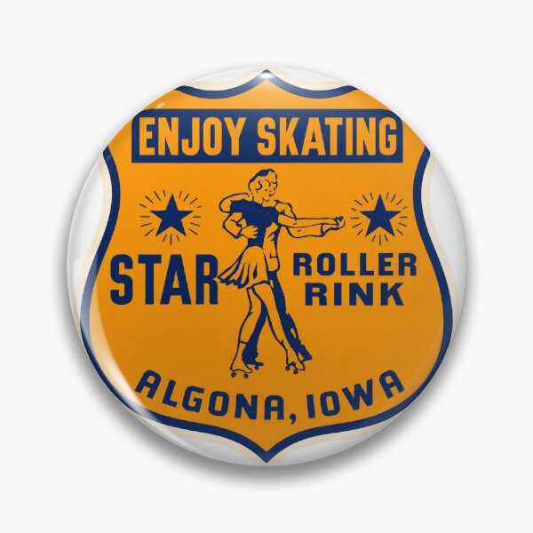 Item preview, Star Roller Rink Algona Iowa Roller Skating Rink Sticker Decal Label designed and sold by tislord.