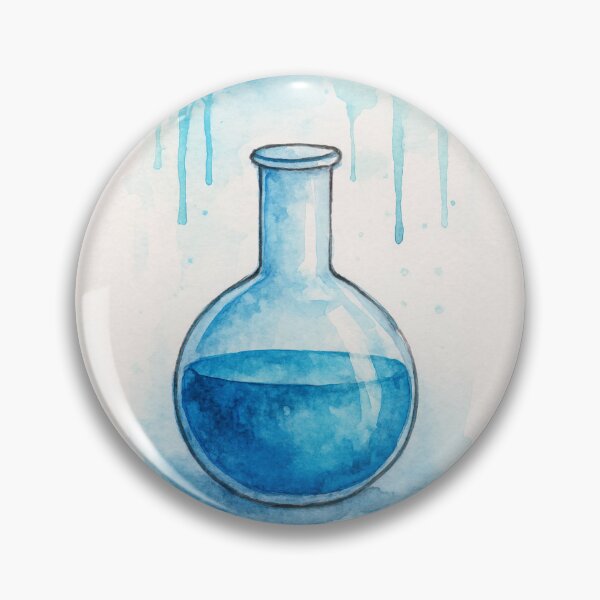 Item preview, Flask designed and sold by TintaAzulinaArte.