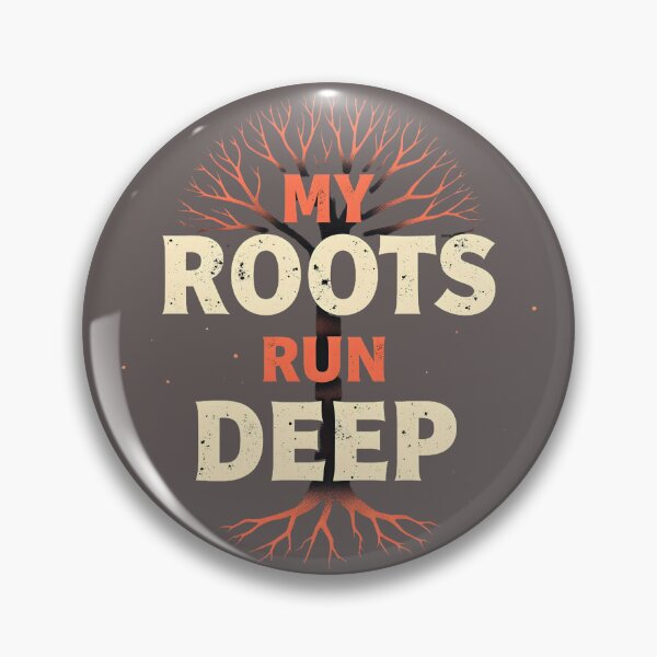 Item preview, My Roots Run Deep Vintage Family Heritage Tree Typography Design designed and sold by Vajid Designs .