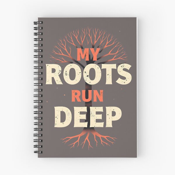 Item preview, My Roots Run Deep Vintage Family Heritage Tree Typography Design designed and sold by Vajid Designs .