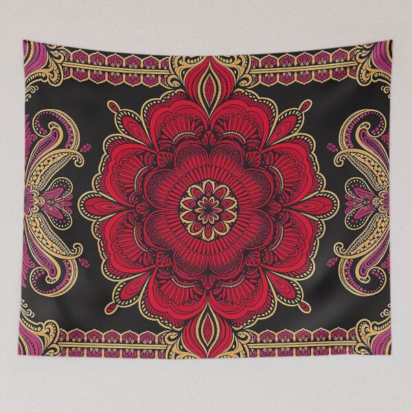 Item preview, Royal Midnight Mandala – Vintage Floral Pattern designed and sold by Exodoi.