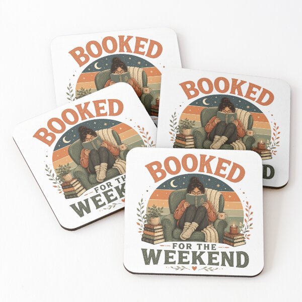 Item preview, Booked for the Weekend Bookish designed and sold by PixelModeShop.