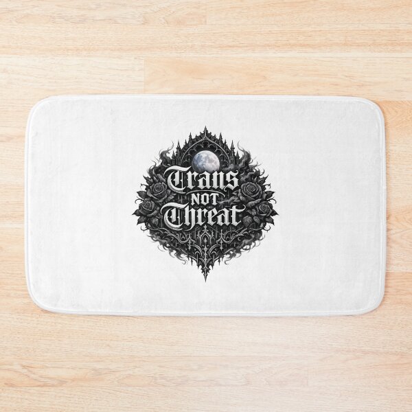 Item preview, Trans Not Threat Gothic Blackletter Protest designed and sold by AMICO77.