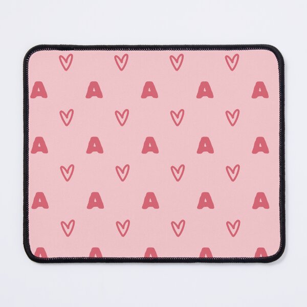 Item preview, Letter A Monogram Pink Heart Pattern | Cute Initial A Pink Heart Aesthetic | Red and Pink Letter A Heart | Initial A Heart Pattern | Girly Letter A Initial Hearts | Minimalist Monogram A Pink Hearts designed and sold by VivaFy.