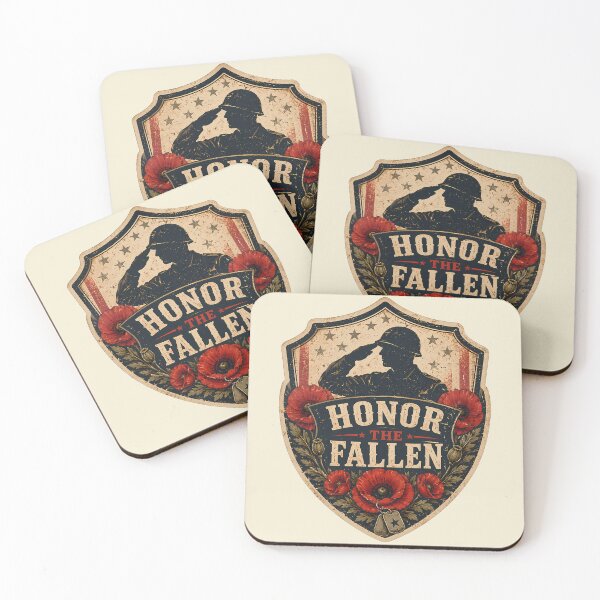 Item preview, Memorial Day Honor The Fallen Patriotic Tribute Shield designed and sold by MythicCotton.