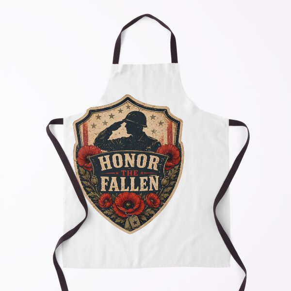 Item preview, Memorial Day Honor The Fallen Patriotic Tribute Shield designed and sold by MythicCotton.