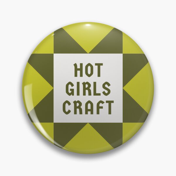 Item preview, hot girls craft | green, aesthetic, vintage, sawtooth star designed and sold by lex huff art.
