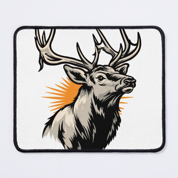 Item preview, Sticker - Decal - Sunburst Elk Majesty designed and sold by ForeverPrintsOK.