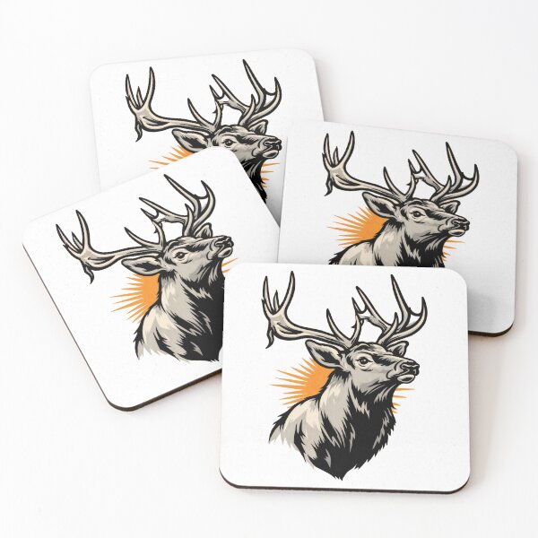 Item preview, Sticker - Decal - Sunburst Elk Majesty designed and sold by ForeverPrintsOK.