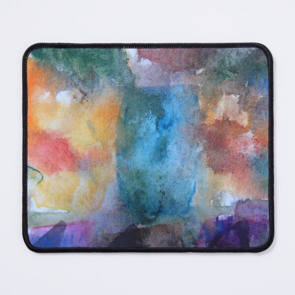 Item preview, Summer Gardens abstract watercolor painting closeup #3 designed and sold by ChillonLeachArt.
