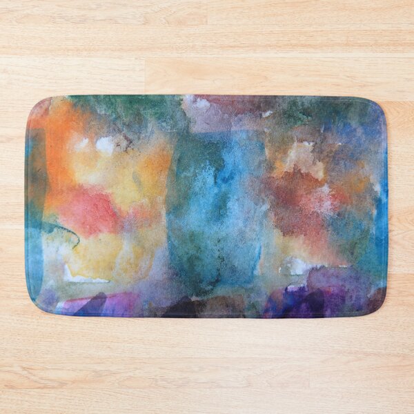 Item preview, Summer Gardens abstract watercolor painting closeup #3 designed and sold by ChillonLeachArt.