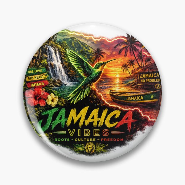 Item preview, Jamaica Vibes – Roots Culture & Freedom ?? | Neon Tropical Design designed and sold by 97-caboutique.