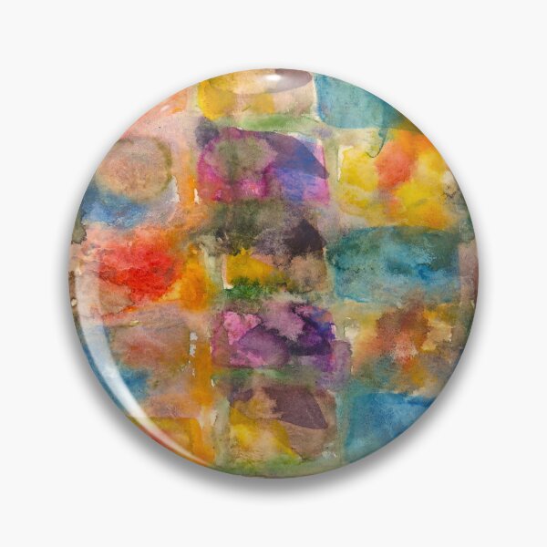 Item preview, Summer Gardens abstract original watercolor painting designed and sold by ChillonLeachArt.