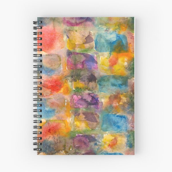 Item preview, Summer Gardens abstract original watercolor painting designed and sold by ChillonLeachArt.