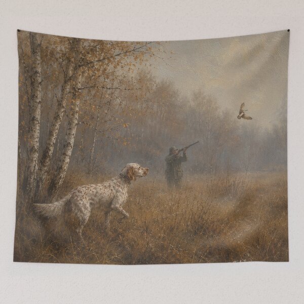 Item preview, The Setter’s Moment, Woodcock Season,  Art designed and sold by TammyHunterArt.