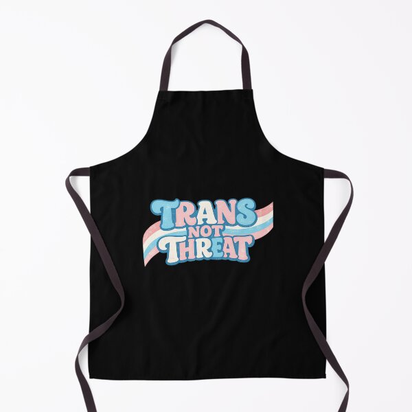 Item preview, Trans Not Threat Retro 70s Pride Typography designed and sold by AMICO77.