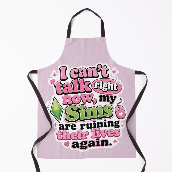 Item preview, Funny Sims Gamer Quote Shirt | I Can’t Talk Right Now My Sims Are Ruining Their Lives Again designed and sold by TheStephanieRome.