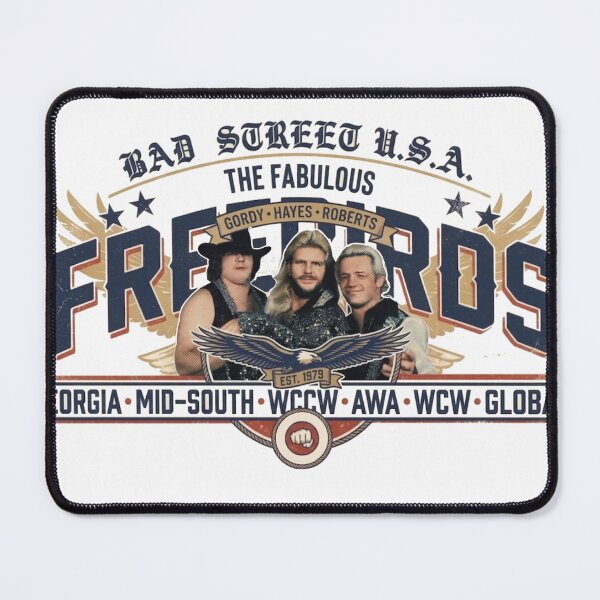 Item preview, The Fabulous Freebirds Baddstreet USA Vintage Wrestling Tee designed and sold by The Irish Whip.