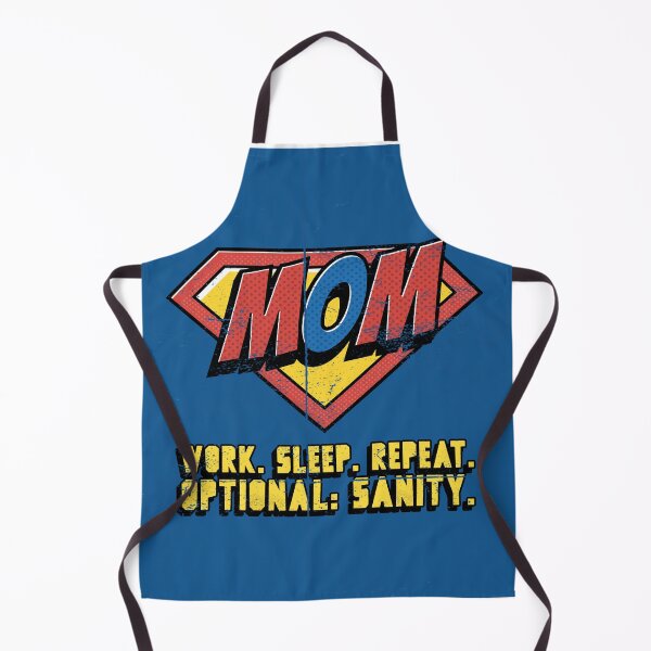 Artikelvorschau, Mama. Arbeiten. Schlafen. Wiederholen. Optional: Vernunft, Pop-Art, Spaß, Trend, Mutter-T-Shirt entworfen und verkauft von Boysmom21.