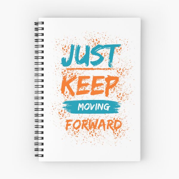 Item preview, Just Keep Moving Forward Minimal Motivational Typography Tee designed and sold by Contam_ZY.