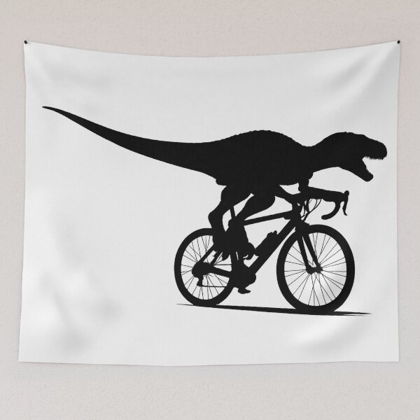 Item preview, Velociracer - Velociraptor Racing Bike Silhouette designed and sold by Drawn-Measured.