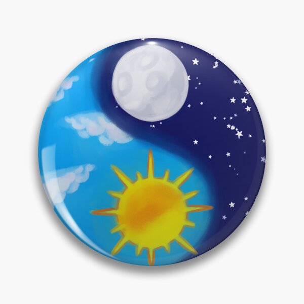 Item preview, Sun and Moon designed and sold by Hello-Cryptid.