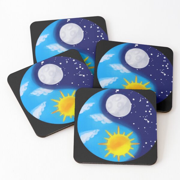 Item preview, Sun and Moon designed and sold by Hello-Cryptid.