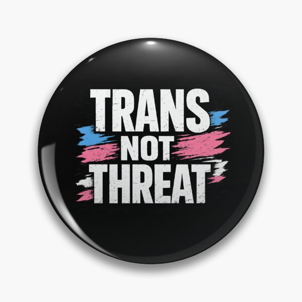 Item preview, Trans Not Threat Protest Streetwear Graphic Tee designed and sold by AMICO77.