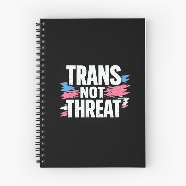 Item preview, Trans Not Threat Protest Streetwear Graphic Tee designed and sold by AMICO77.