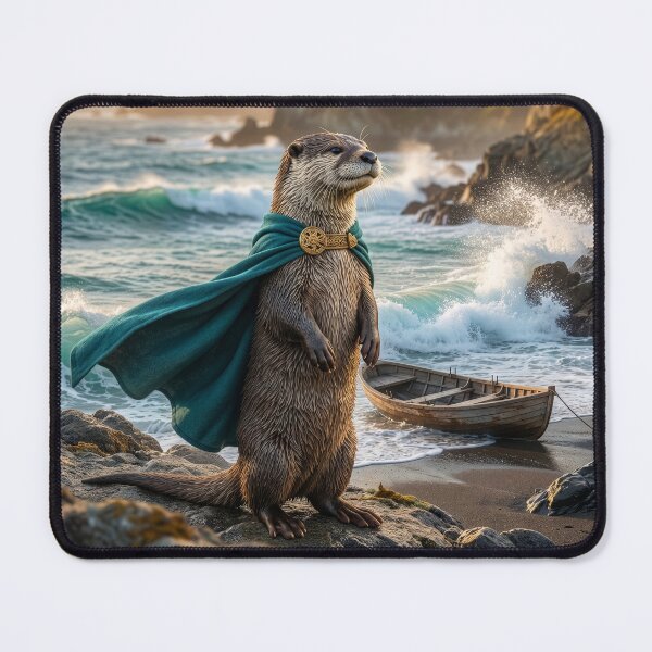 Item preview, Wandering Otter Lands on the California Coast designed and sold by Tridentulus.