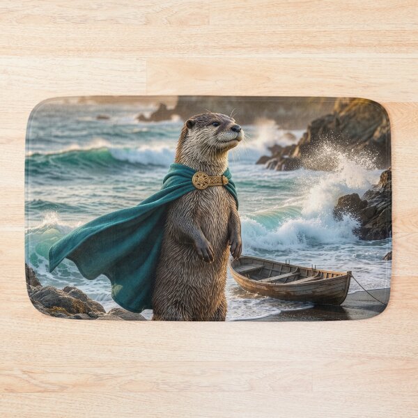 Item preview, Wandering Otter Lands on the California Coast designed and sold by Tridentulus.